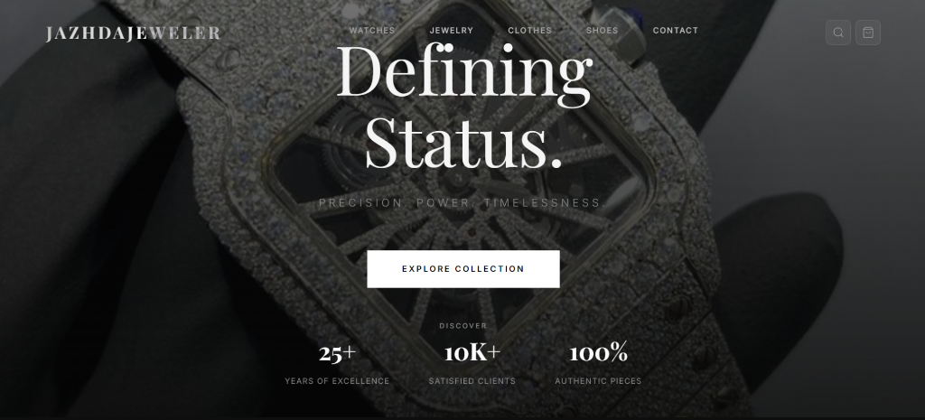 Jahzdajeweler — E-Commerce Platform screenshot 1